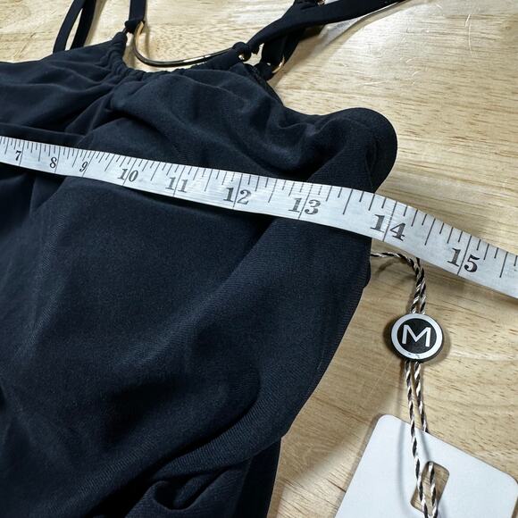 Magicsuit Halo Effect Angelika Tankini Top Black Women's Size 10 New With Tags - Picture 9 of 10